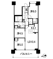 Floor: 3LDK + WIC, the occupied area: 66.42 sq m, Price: 51,680,000 yen, now on sale