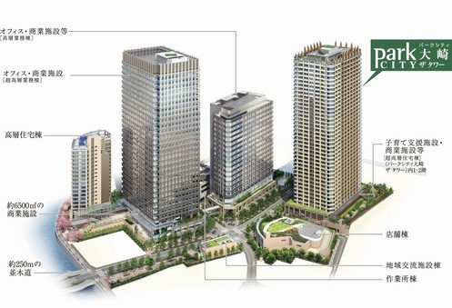 Kita Chome first district whole Rendering illustrations