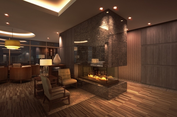  [Symphony Lounge] Second floor. Surrounded by high-quality interior, Space that is immersed in a deep peace (Rendering)