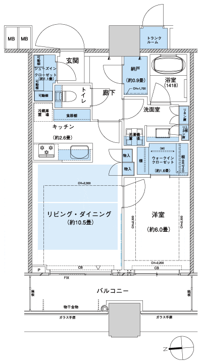Floor: 1LD ・ K + WIC + SIC + N, the occupied area: 53.27 sq m, Price: TBD