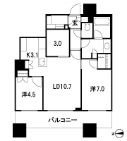 Floor: 2LD ・ K + DEN + WIC + SIC, the occupied area: 67.05 sq m, Price: TBD