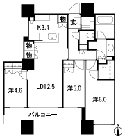 Floor: 3LD ・ K + WIC + SIC, the occupied area: 82.42 sq m, Price: TBD