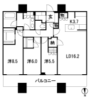 Floor: 3LD ・ K + 2WIC + SIC + N, the occupied area: 97.47 sq m, Price: TBD