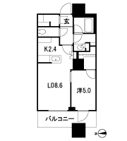 Floor: 1LD ・ K + WIC + SIC, the occupied area: 44.77 sq m, Price: TBD