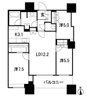 Floor: 3LD ・ K + WIC, the occupied area: 76.86 sq m, Price: TBD