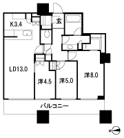 Floor: 3LD ・ K + WIC + SIC, the occupied area: 81.27 sq m, Price: TBD
