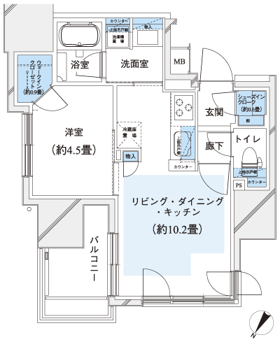 Floor: 1LDK + WIC + SIC, the occupied area: 38.39 sq m, Price: TBD