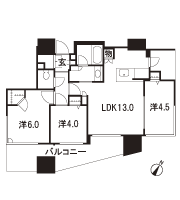 Floor: 3LDK + WIC, the occupied area: 60.02 sq m, Price: TBD
