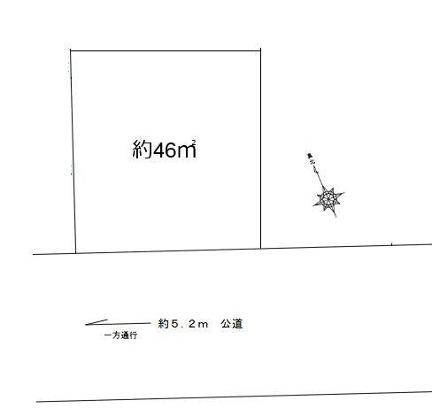 Compartment figure. Land price 36,800,000 yen, Land area 46 sq m