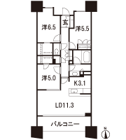 Floor: 3LDK + N + 2WIC, the area occupied: 74.2 sq m, Price: TBD