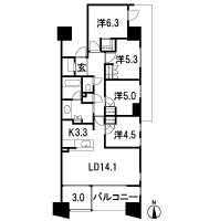 Floor: 4LDK + solarium + N + WIC + SIC, the occupied area: 90.23 sq m, Price: TBD