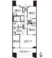 Floor: 4LDK + N + WIC, the occupied area: 80.86 sq m, Price: TBD