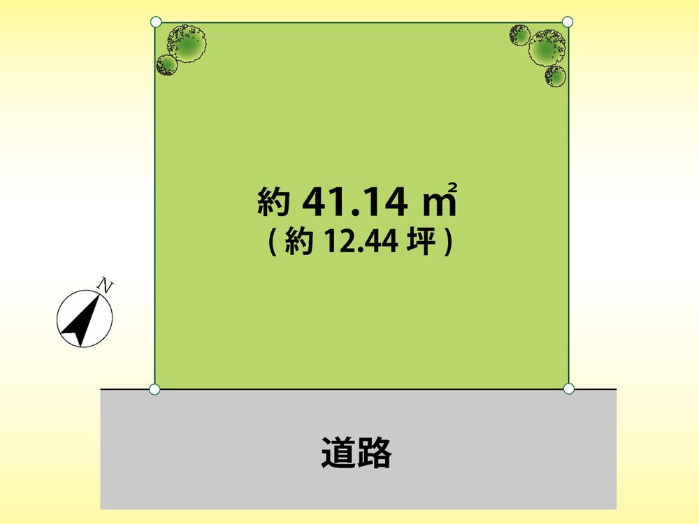 Compartment figure. Land price 29 million yen, Land area 41.14 sq m
