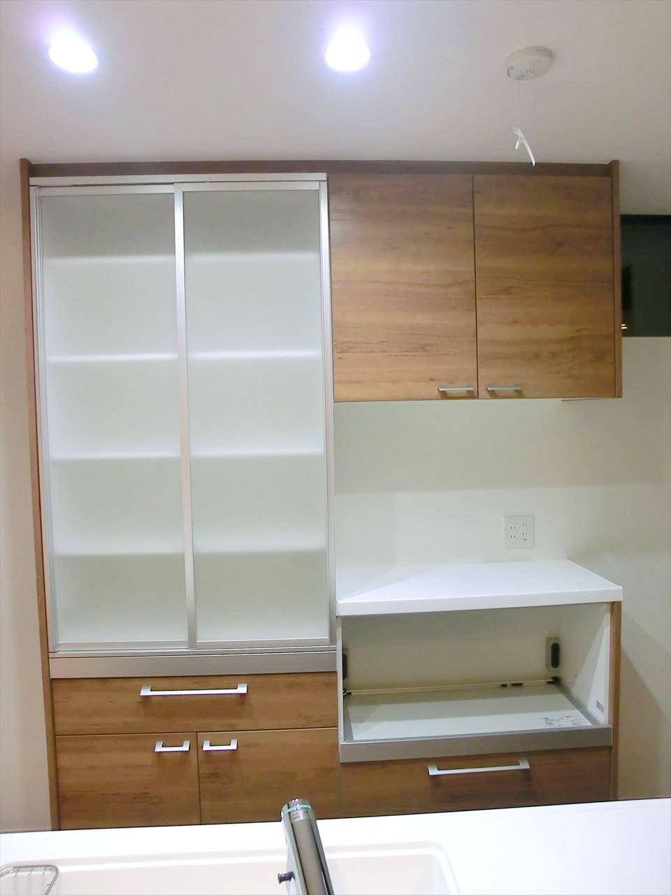 Kitchen. Kitchen cupboard of