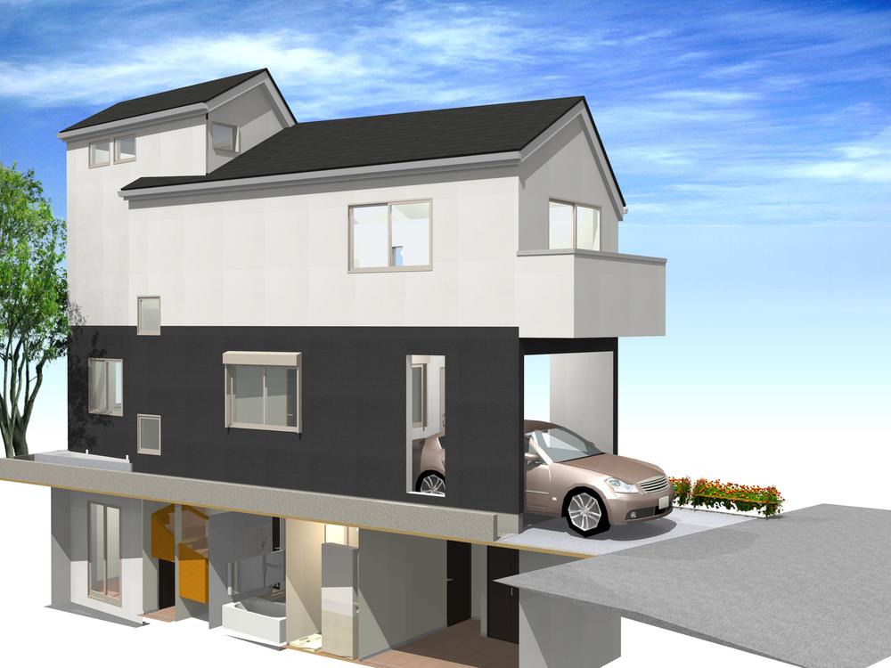 Building plan example (Perth ・ appearance). Building plan example (4LDK)