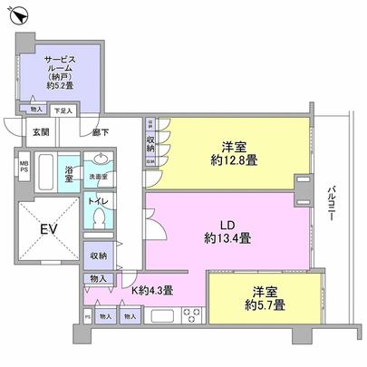 Floor plan. Heisei 2SLD to 23 January ・ It has been changed to K of Mato.
