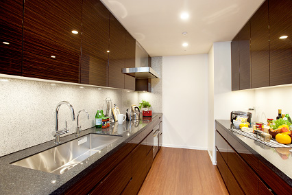 Kitchen. ※ Model room furniture is not attached. Please note.