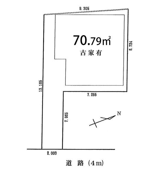 Compartment figure. Land price 33,800,000 yen, Land area 70.79 sq m
