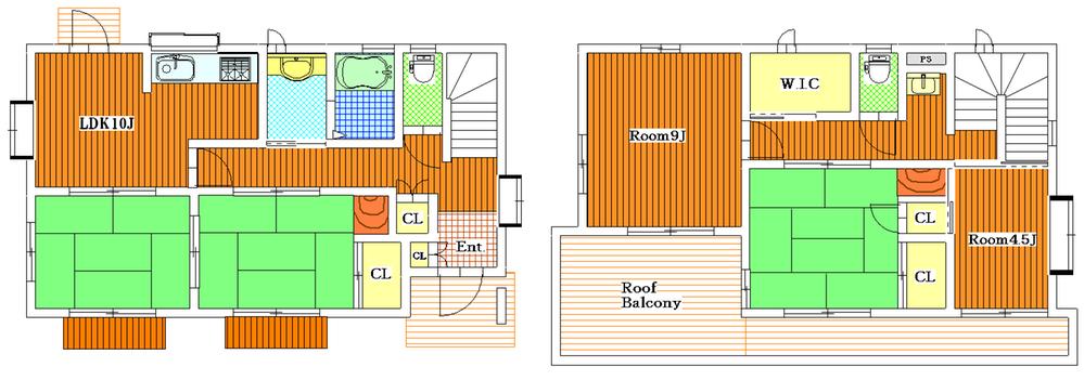 Floor plan. 105 million yen, 5LDK + S (storeroom), Land area 157.19 sq m , Building area 112.62 sq m