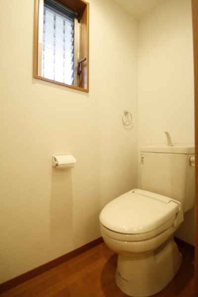 Toilet. window ・ With warm water washing toilet seat