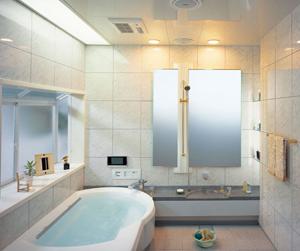 Same specifications photo (bathroom). Brethren living example of construction bathroom