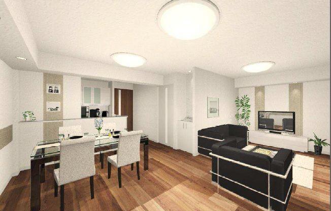Living. ~ It is in a new interior renovation. Scheduled to be completed on February 21, 2014 ~ Your preview is possible at any time. The field situation, There is the case that specifications may be changed. ◆ Is a positive per well in the southwest-facing ◆ "Shimoochiai" station 1 minute walk ◆
