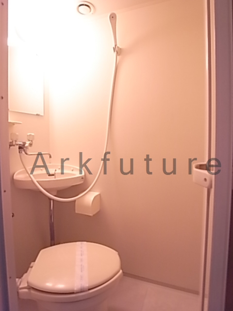 Toilet. Shower and toilet are linked together!