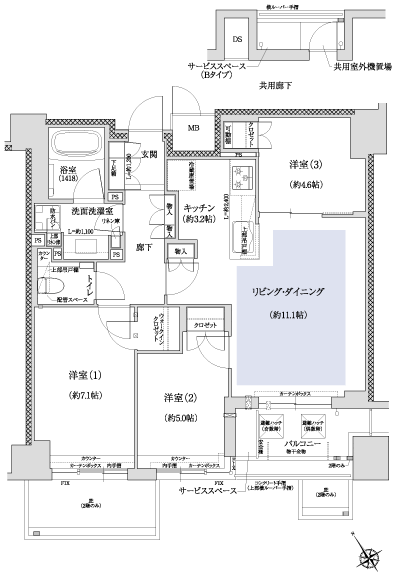 Floor: 3LDK + WIC, the occupied area: 69.73 sq m, Price: 66,700,000 yen, now on sale
