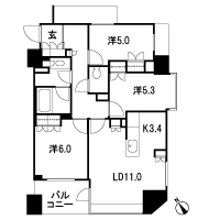 Floor: 3LDK, occupied area: 72.72 sq m, Price: 63,600,000 yen, now on sale
