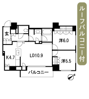 Floor: 2LDK, occupied area: 66.11 sq m, Price: 65,900,000 yen, now on sale