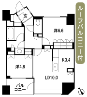 Floor: 2LDK + SIC, the occupied area: 60.16 sq m, Price: 62,900,000 yen, now on sale
