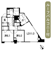 Floor: 2LDK + WIC + SIC, the area occupied: 67.8 sq m, Price: 72,900,000 yen, now on sale