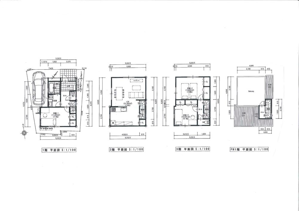 Floor plan. 68,800,000 yen, 3LDK, Land area 66.18 sq m , Life leads that were considered building area 105.61 sq m. It has surely become the easy-to-use floor plan.