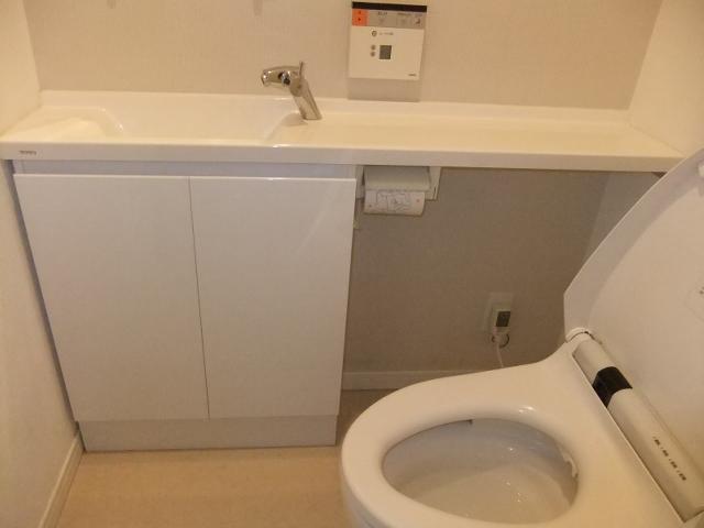 Toilet. With Washlet
