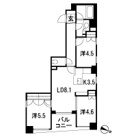 Floor: 3LDK, occupied area: 62.25 sq m, Price: TBD