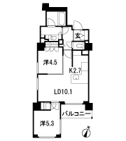 Floor: 2LDK + WIC, the occupied area: 54.37 sq m, Price: TBD