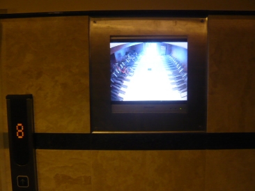 Security. Elevator camera