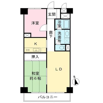 Floor plan. Shinjuku-ku, Tokyo Kamiochiai 1-chome