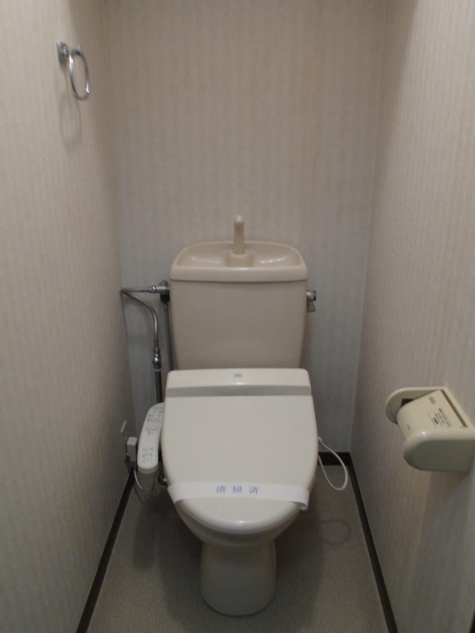 Toilet. Warm water washing toilet seat