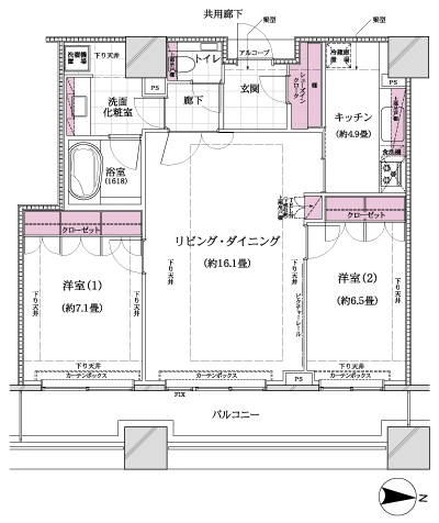 Floor: 2LD ・ K, the occupied area: 77.51 sq m, Price: 70,800,000 yen, now on sale