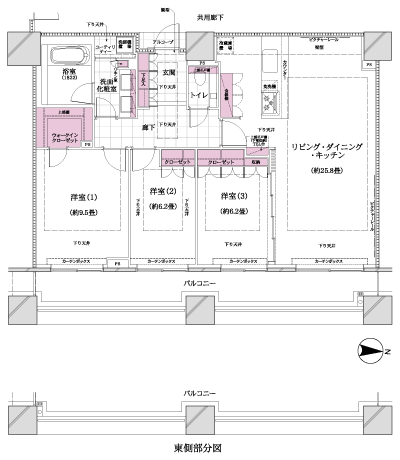 Floor: 3LD ・ K, the occupied area: 106.96 sq m, Price: 112 million yen, currently on sale