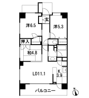 Floor: 3LDK + WIC / 2LDK + S + WIC, the occupied area: 68.42 sq m, price: 48 million yen, currently on sale