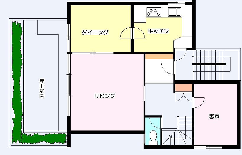 Floor plan. 110 million yen, 4LLDDKK + S (storeroom), Land area 181.05 sq m , Building area 187.37 sq m 2-floor plan view