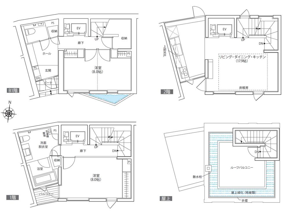 Floor plan. 2LDK, Price 84,580,000 yen, Footprint 117.84 sq m , Balcony area 2.16 sq m