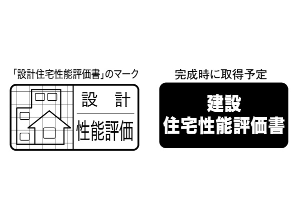 Building structure.  ["Housing Performance Evaluation Report" by a third party] Introducing the housing performance indication system the Ministry of Land, Infrastructure and Transport registration of third-party organization to perform the evaluation of the housing. At the time of your delivery, Grade of housing performance has been listed in the "design housing performance evaluation report (already acquired)" and "construction Housing Performance Evaluation Report (to be acquired)," you will be given an.  ※ For more information see "Housing term large Dictionary"