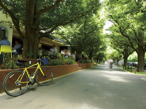 Surrounding environment. Jingu Gaien (walk 17 minutes / About 1330m)