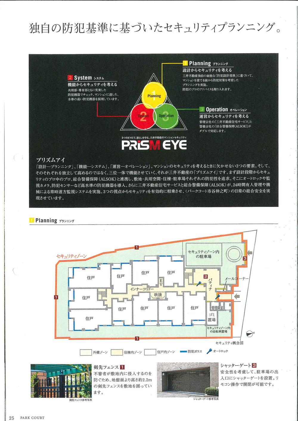 Other Equipment. ALSOK cooperation: 24-hour security [Prism eye] Adoption