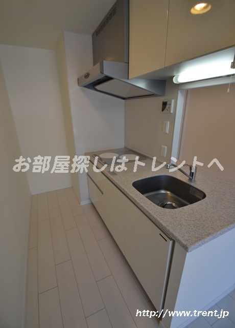 Kitchen. It is a photograph of the 1R type of the same building. Please see for reference.