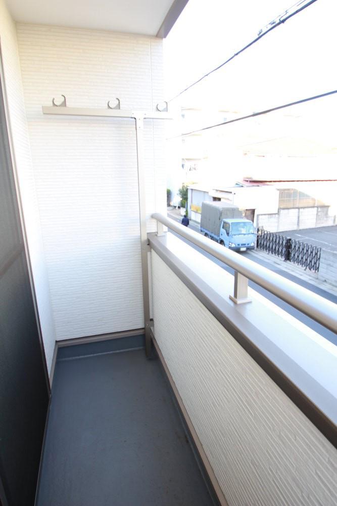 Balcony. Enough balcony to hang out the laundry of your family