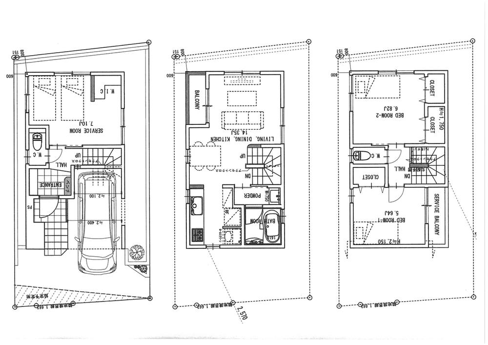 Floor plan. 64,800,000 yen, 2LDK + S (storeroom), Land area 57.1 sq m , Building area 84.18 sq m
